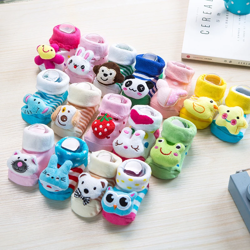 Новинка 2020 года Милые носки для новорожденных Носки младенцев с изображением