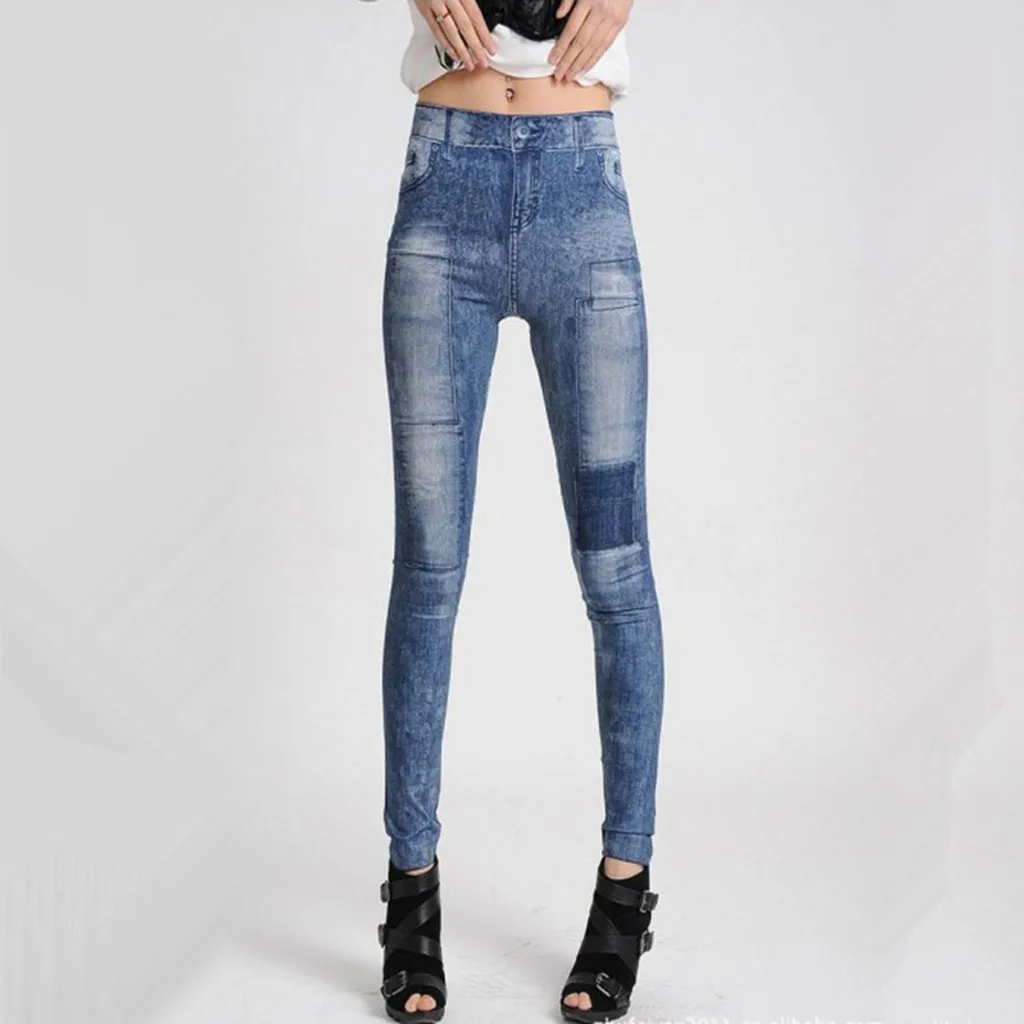 Новые поступления модные популярные женские джинсовые узкие брюки Стрейчевые