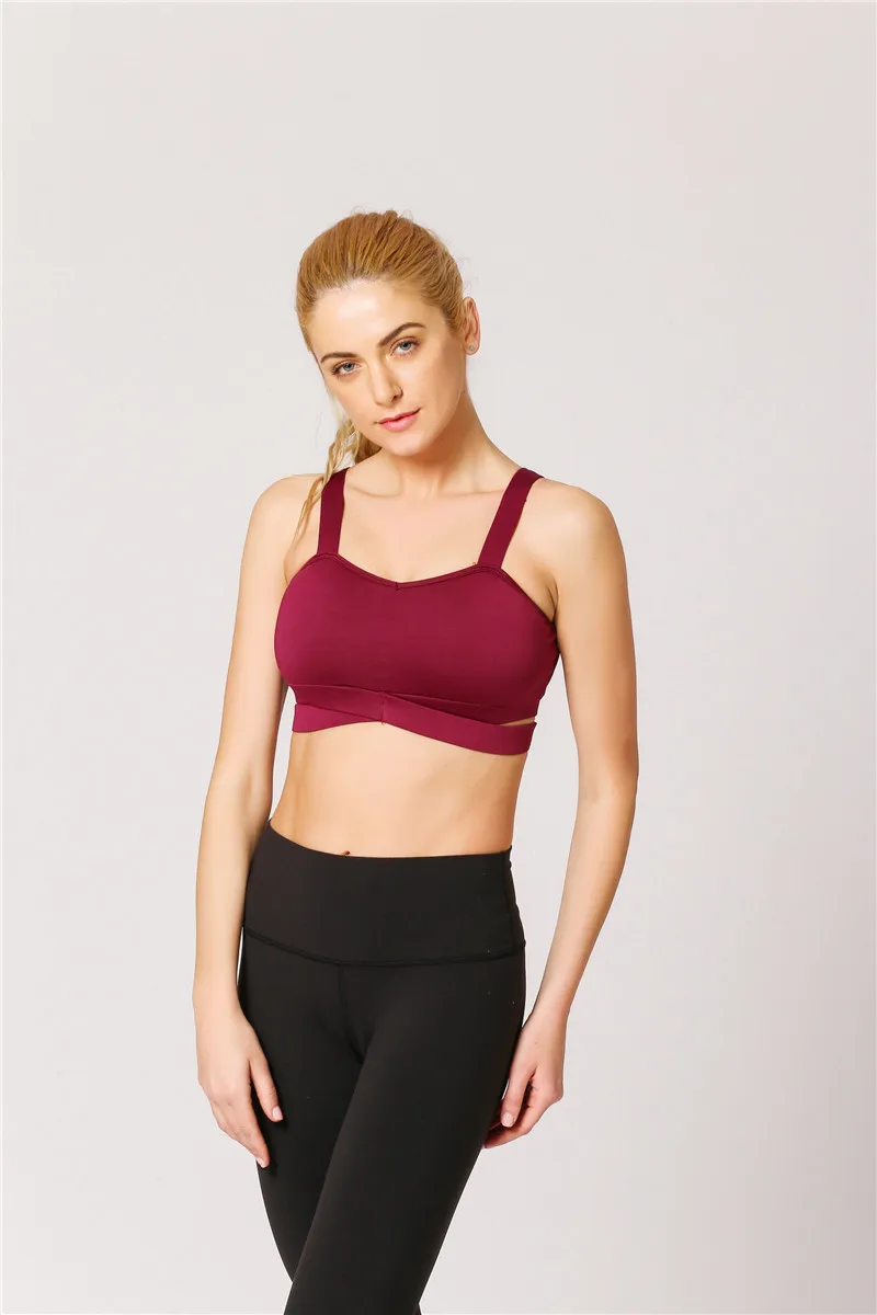 

Padded Athletic Vest Seamless Sport Bra Women Fitness Top Yoga Bra For Cup Running Yoga Gym Women Push Up Sport Bra