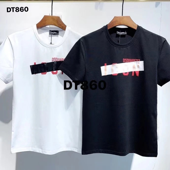 

2021 модная трендовая мужская футболка DSQUARED2 премиум-класса с принтом DT860