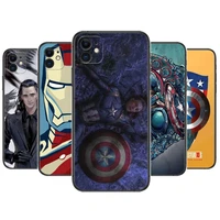 marvel avengers endgame phone cases for iphone 13 pro max case 12 11 pro max 8 plus 7plus 6s xr x xs 6 mini se mobile cell