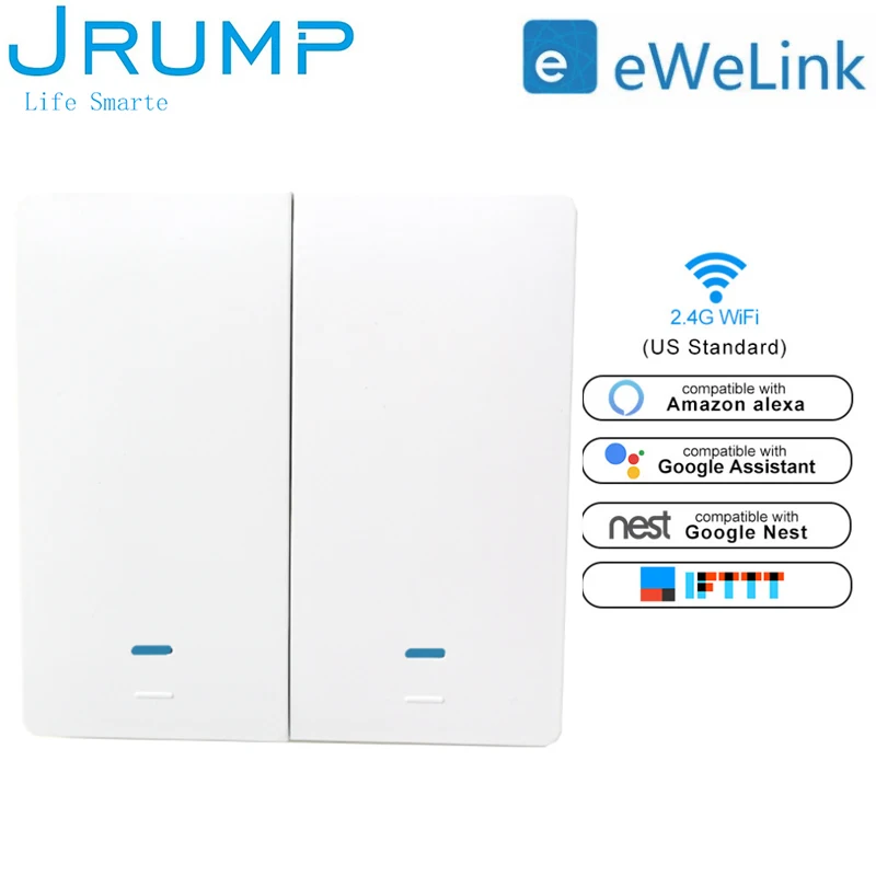 Великобритания/ЕС WI-FI класса люкс Кнопка умный переключатель приложение