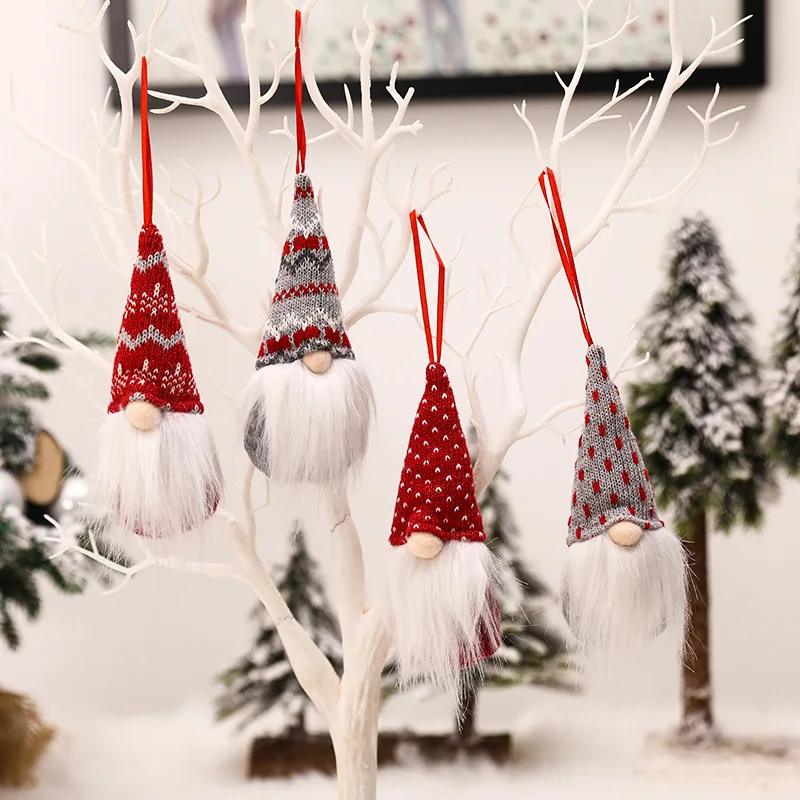 

2021 Happy New Year Christmas Ornaments DIY Xmas Gift Santa Claus Snowman Tree Pendant Doll Hang Decorations For Home Noel Natal