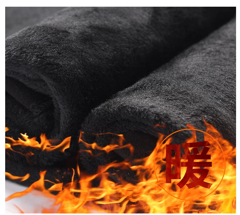 Женские однотонные брюки со средней талией 2020 толстые шерстяные модные черные