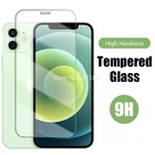 С уровнем твердости 9H Защитная пленка для экрана для Iphone 12 11 Xs Pro Max Мини-пленки из закаленного стекла для Iphone 7, 8, 6, 6S, 5 5S плюс Xr SE 2020 стекло
