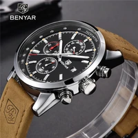 benyar men watch 2018 waterproof watches top brand luxury appearance automatic date dial mens sports fitness watch