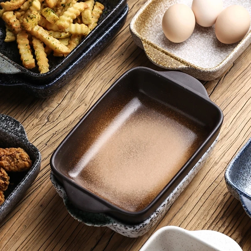 Керамическая Двухуровневая посуда FANCITY в скандинавском стиле для выпечки