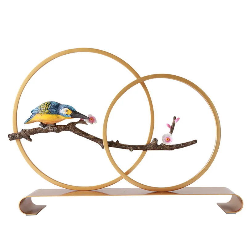 

New Chinese Home Art Decoration Hotel Living Room TV Cabinet Porch Study Room Decoration Model Room Soft Decorations