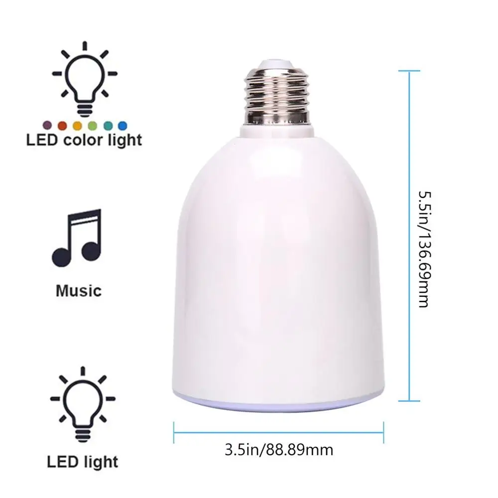 Sq-501P умная Колонка 6000K цветная светодиодная лампа с динамиком дистанционного