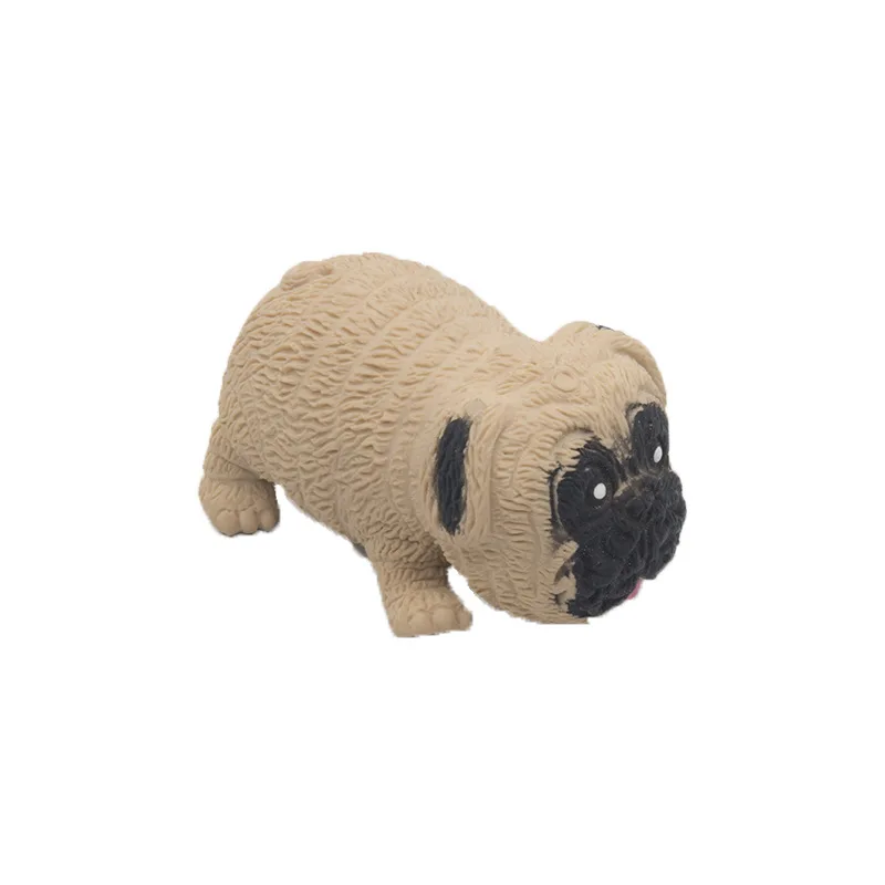 

2021 Hot Sale Elastic Stretch Deformation Vent Mushy Squishy Fidget Sensory Pug Dog Toy For Anti-Stress Birthday Gifts