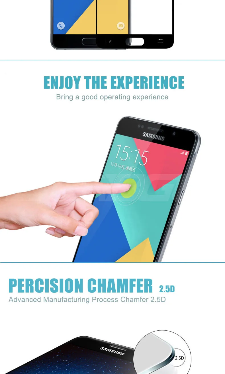 9D Защитное стекло для samsung Galaxy A3 A5 A7 samsung J3 J5 J7 S7 закаленное защитное стекло для экрана