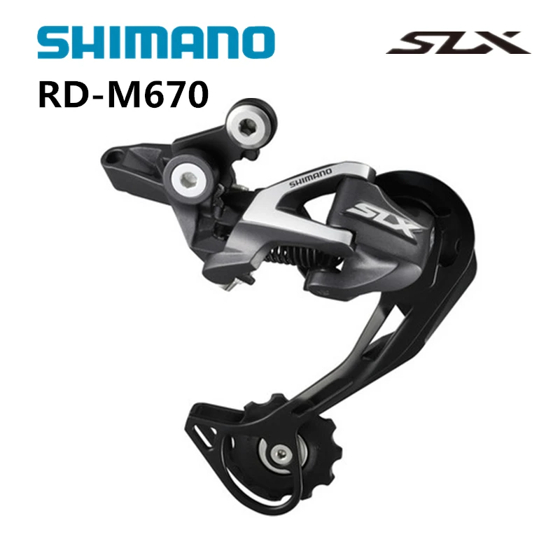Shimano SLX RD-M670 задний переключатель 10s MTB велосипедные переключатели M670 | Спорт и