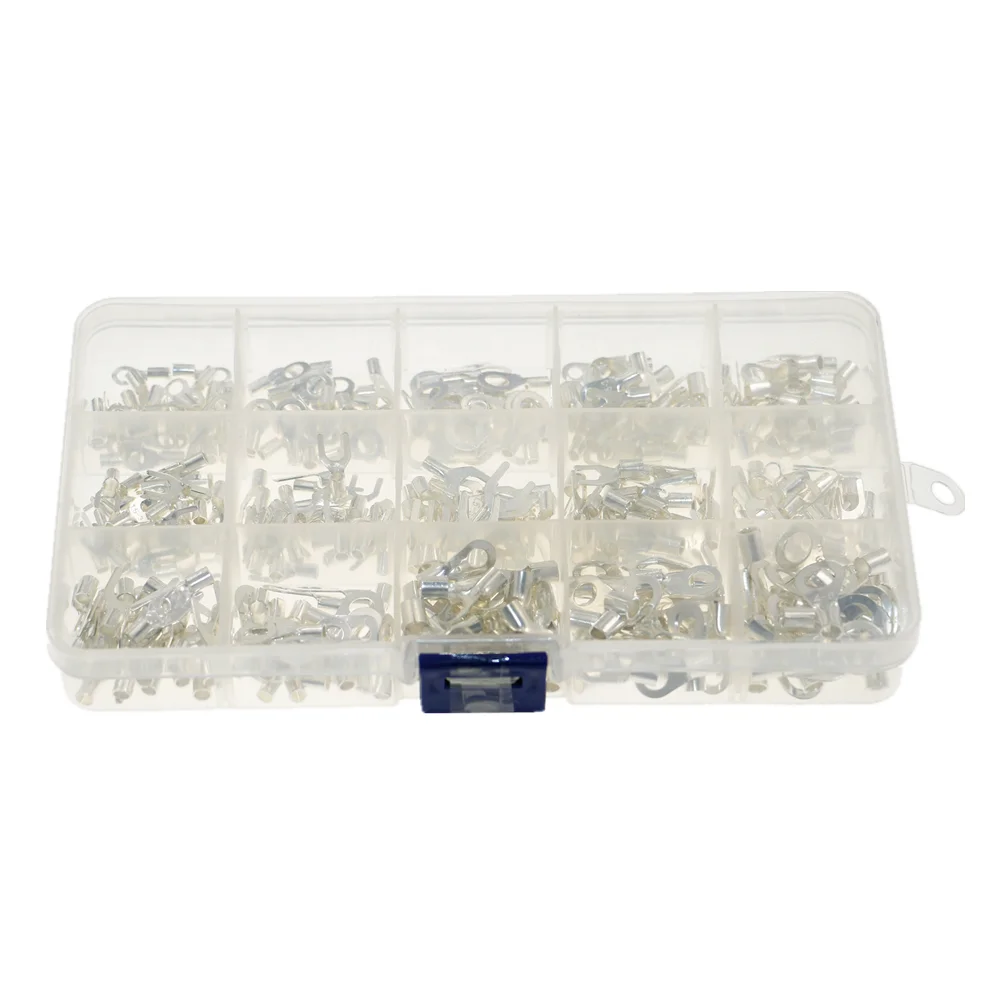 375 шт./лот холоднопрессованные клеммы Y-образные u-образные круглые вилки круглой