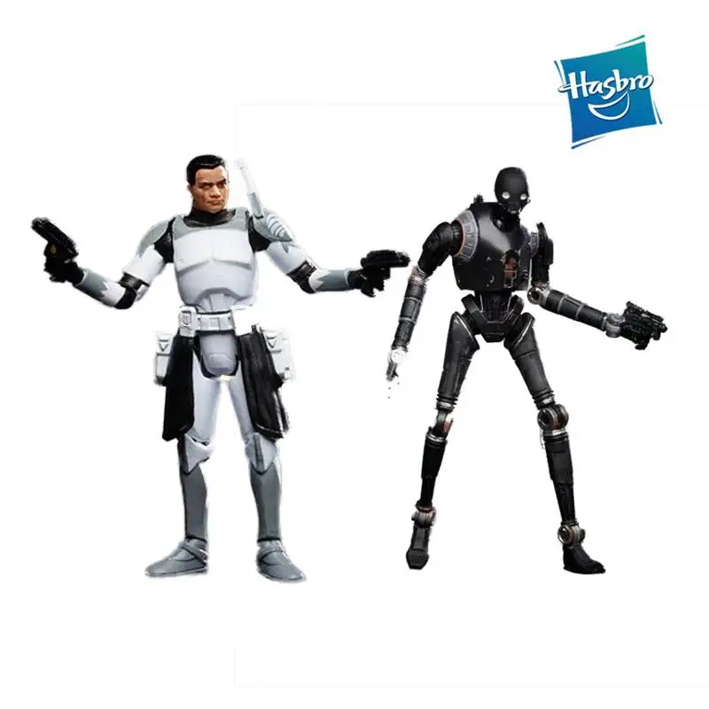 Фигурка Hasbro Star Wars 3 75 дюйма клон командира Wolffe K 2So Droids экшн фигурки и игрушки