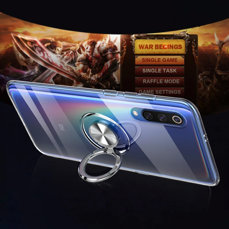 Чехол для Huawei Honor 20s Роскошный чехол с магнитным кольцом подставкой мягкий