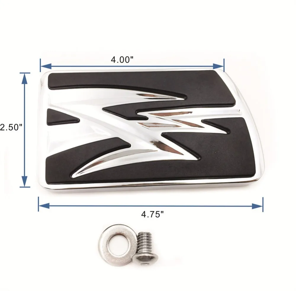 Aftermarket мотоцикл молния большой педаль тормоза колодки для Harley Davidson 2012 позже Dyna