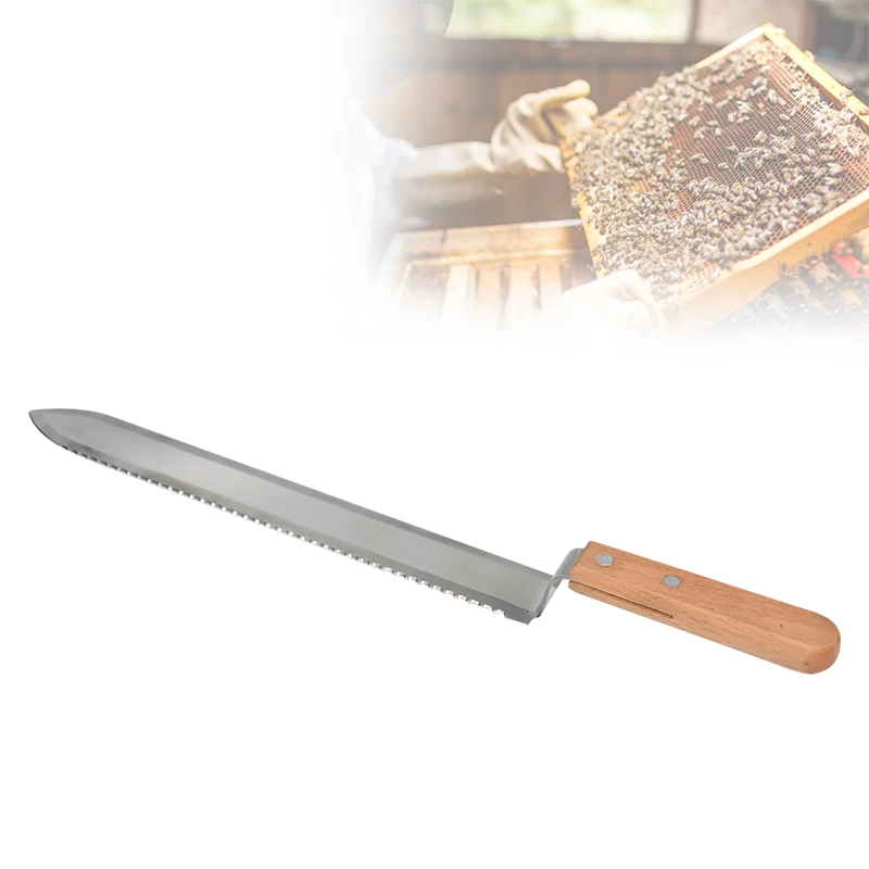 40 см половина зубчатого лезвия инструмент пчеловода откалывание нож экстрактор