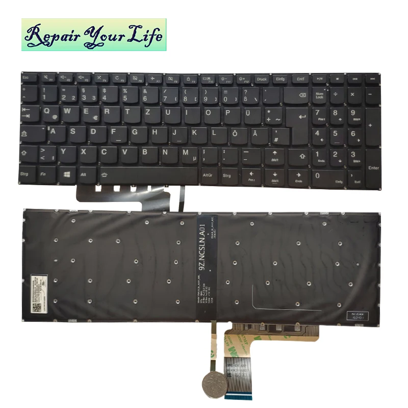 Клавиатура ноутбука GR немецкий для lenovo 510 15ikb 310 15 15ABR 15IAP 15ISK 15IKB V310 9Z.NCSLN.A01