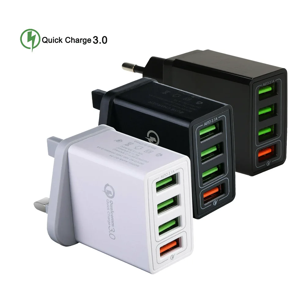 

The Qualcomm USB 3.0 Type-C Fast-charging Easy Charge Fast Charger 3.0 Universal Wall Chargers for Cell Phones and Tablets