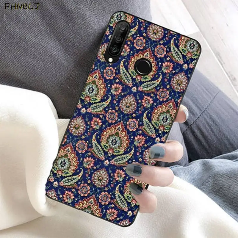 FHNBLJ Мандала модный принт Мягкий Силиконовый ТПУ чехол для телефона Huawei Honor 8x9 10 20 V