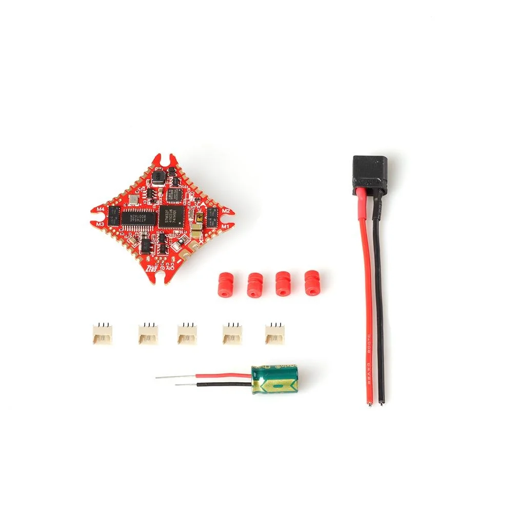 Контроллер полета HGLRC ZEUS10 AIO MPU6000 F411 BLHELIS 10A 4 в 1 ESC 2-6S 25.5X25.5mm для радиоуправляемых FPV