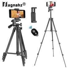 Tripod for Phone Lightweight Camera Tripod Stand with Bluetooth Selfie Remote Phone Holder Video Photography for Xiaomi Huawei