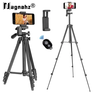 tripod for phone lightweight camera tripod stand with bluetooth selfie remote phone holder video photography for xiaomi huawei free global shipping