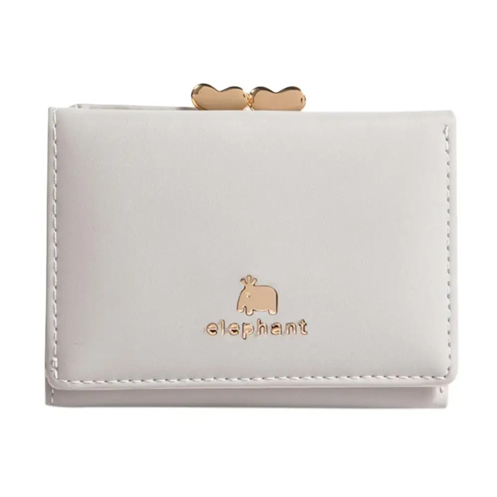 Новинка кошелек для монет несколько зажимов карт короткий женский клатч твердый