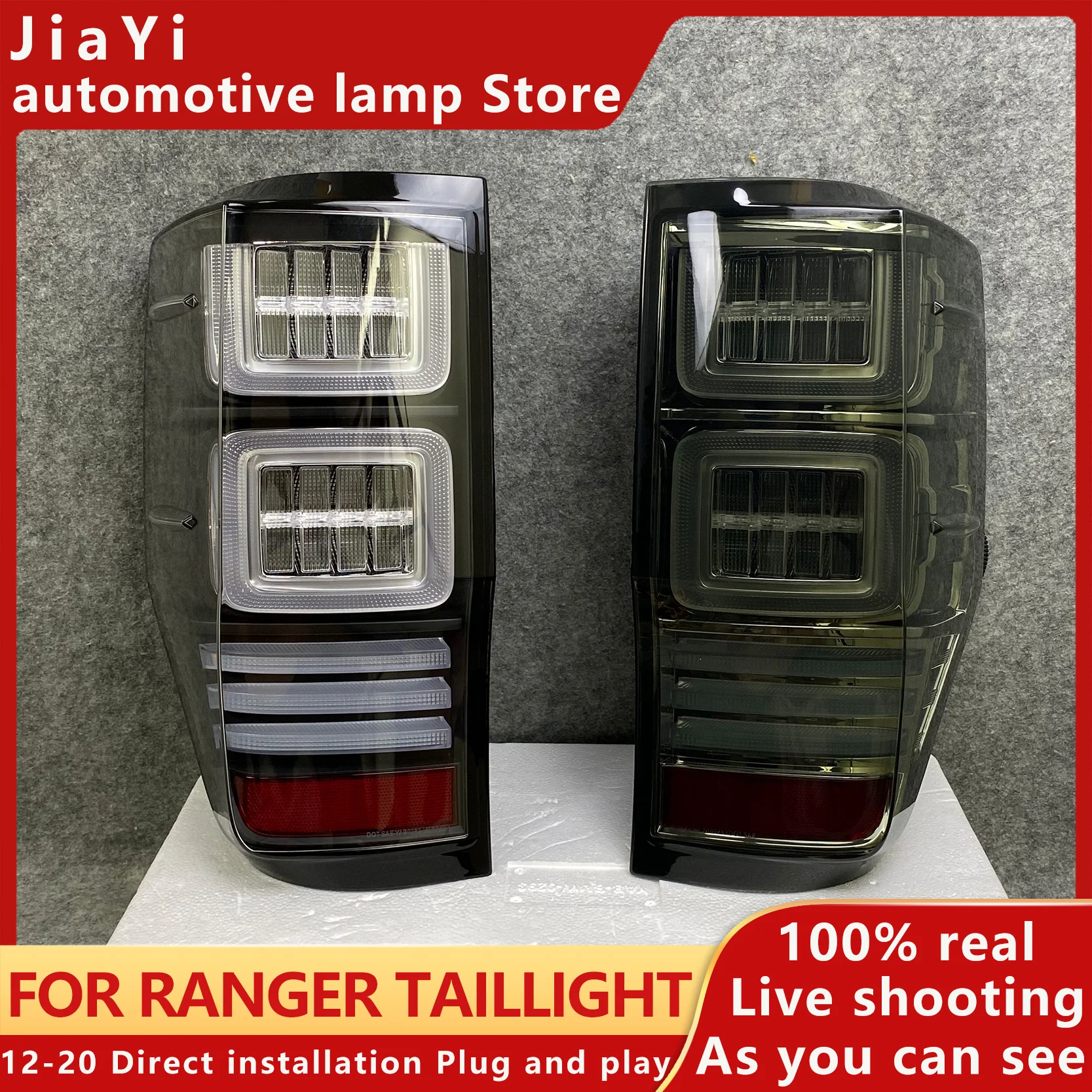 

Rear Running Lamp + Brake + Reverse Light + Dynamic Turn Signal Car LED Tail Light Taillight For Ranger T7 T8 2012 - 2019