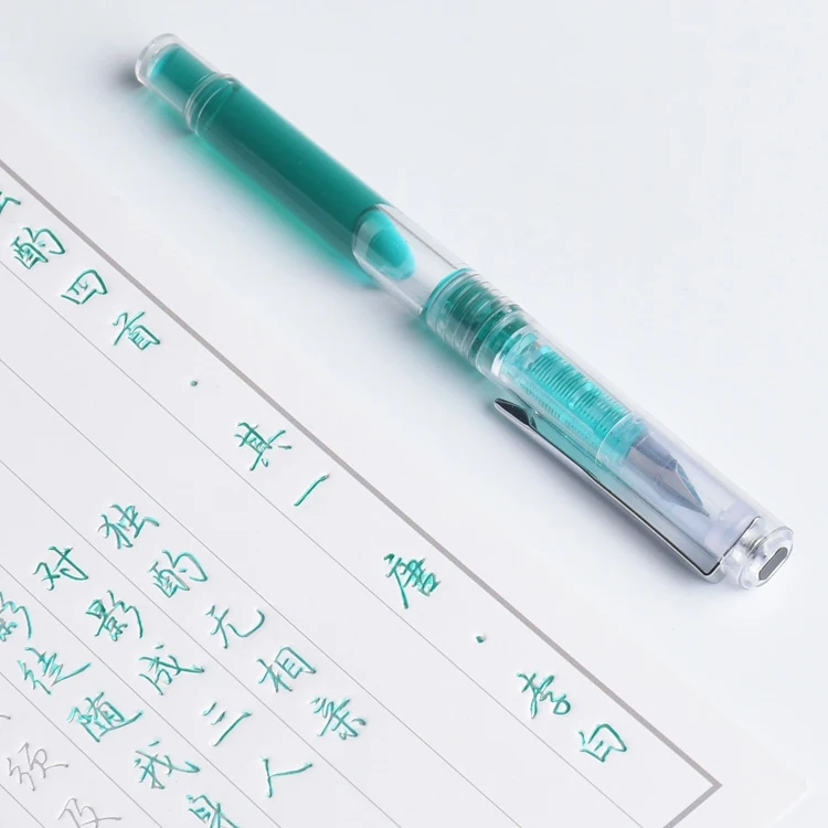 Пластиковая прозрачная ручка EF F демонстрационные перьевые ручки для студентов
