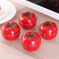 1pcs cooking timer mini tomato shaped kitchen dial timers 60 minute dial timer kitchen accessories fruit shape kitchen gadgets