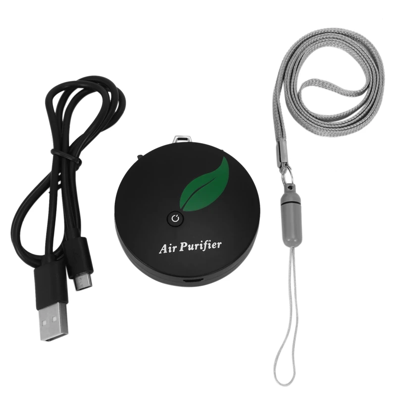 

Wearable Air Purifier Necklace Ionizer Negative Ion For Adults Kids