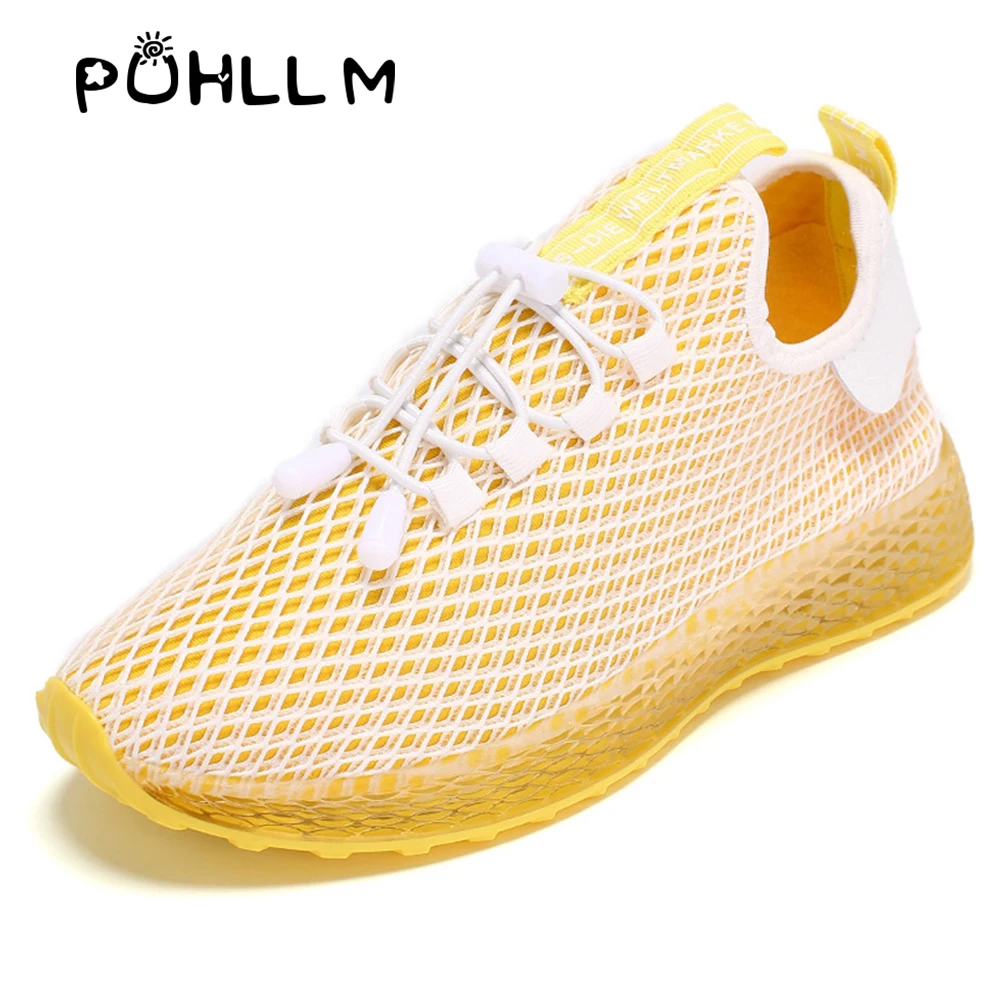 PUHLLM новые женские кроссовки обувь для бега Черная Мужская Весенняя летняя