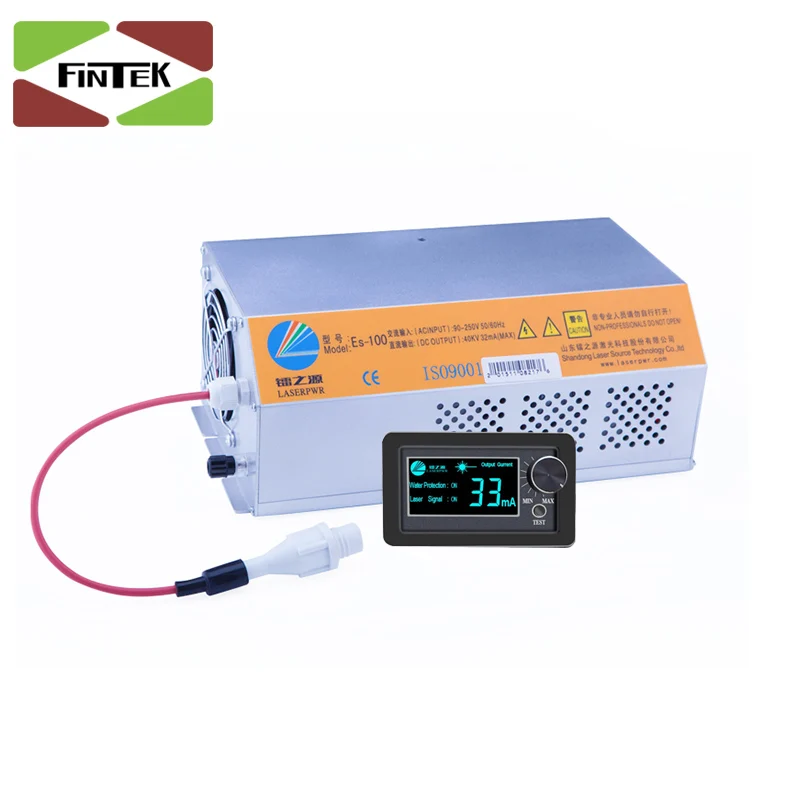 LASERPWR 100w laser tube power supply for 100w cutting/marking/engraving laser machine ESA100 With display screen Share Parts
