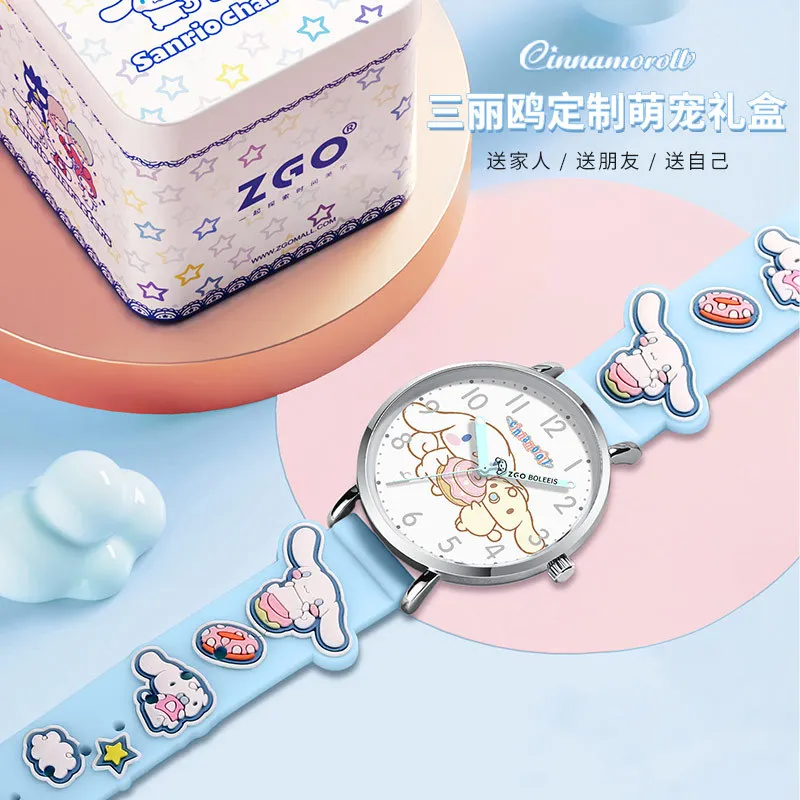 Брендовые оригинальные детские кварцевые наручные часы Cinnamoroll BadBadtz-MaRu Melody Little Twin
