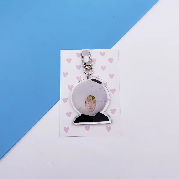 Kpop оптовая продажа Bangtan Boys концерт Натяжная головка прозрачный брелок аксессуары