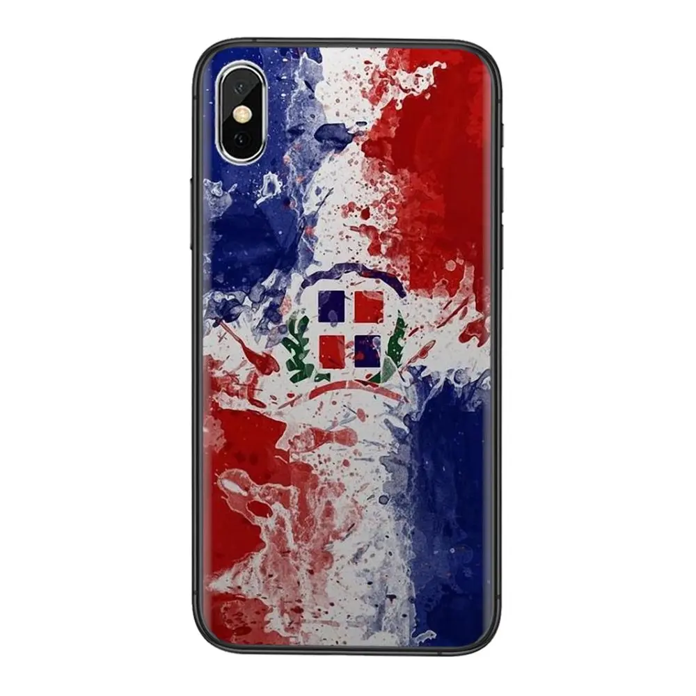 Дешевые мягкие чехлы для телефонов из ТПУ с флагом Доминиканской Республики