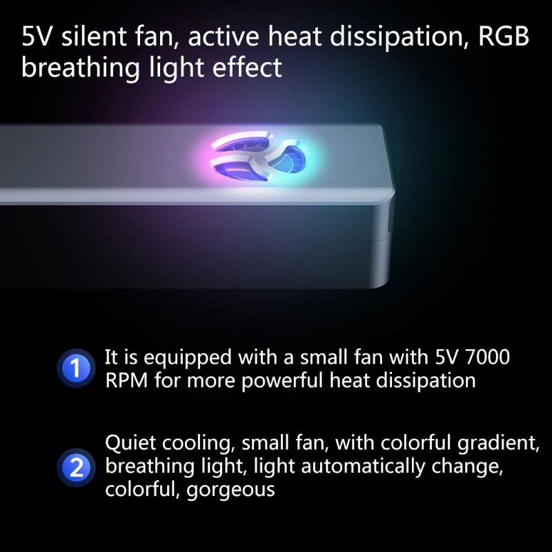 

Dual Protocol M.2 SSD Case Support M2 NVMe Sata SSD Disk with Fan For PCIe M and B+M Key USB C 10Gbps 62KA
