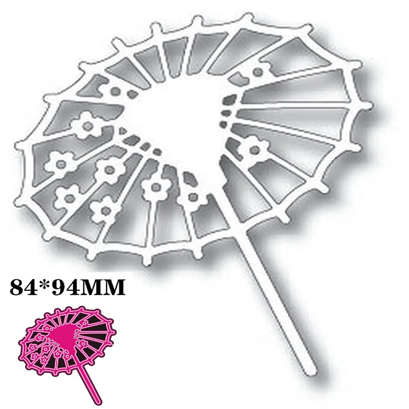 Восточный зонтик 2021 резки металла умирает Трафареты для штамп