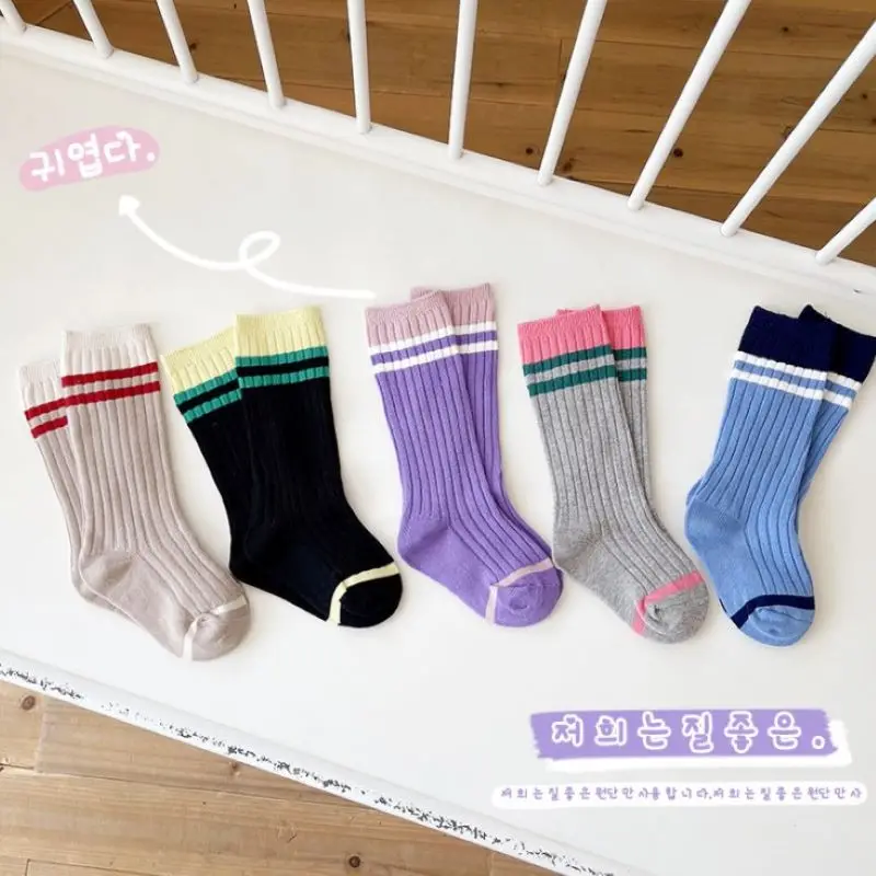 Для маленьких девочек носки для одежда малышей новорожденных из хлопка носочки