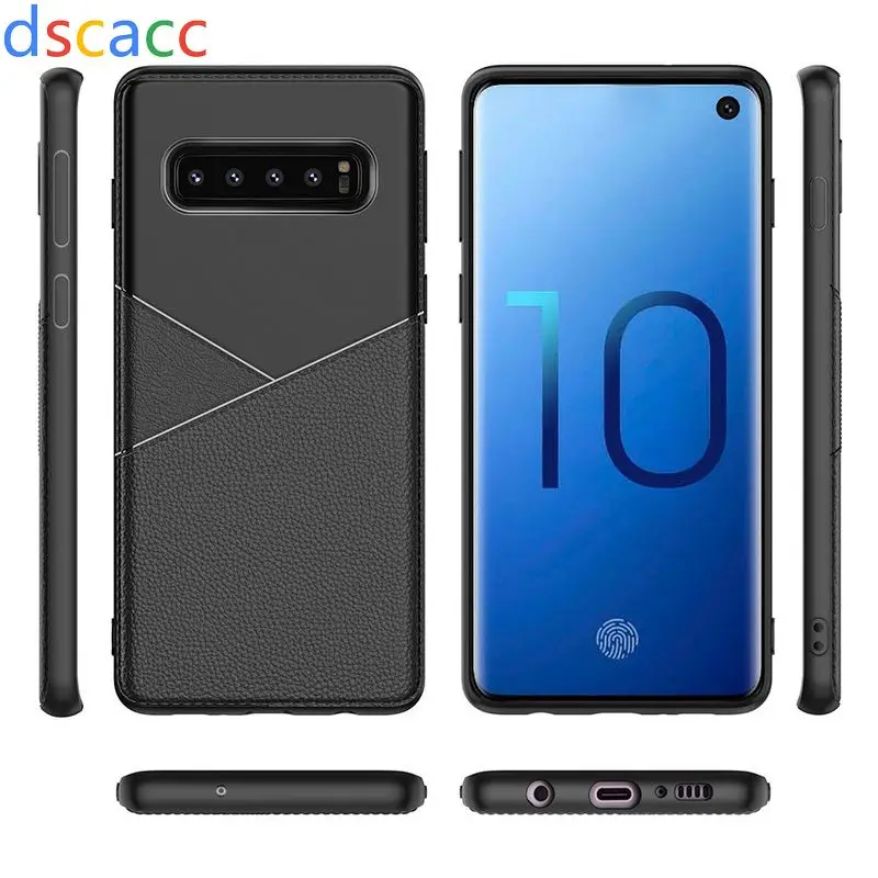 DSCACC Combo PU кожаный ТПУ чехол для телефона Samsung S10 Plus S10E A6 A7 A9 A6S plus J4 J5 J6 J7 J8 pro Prime 100 шт. |