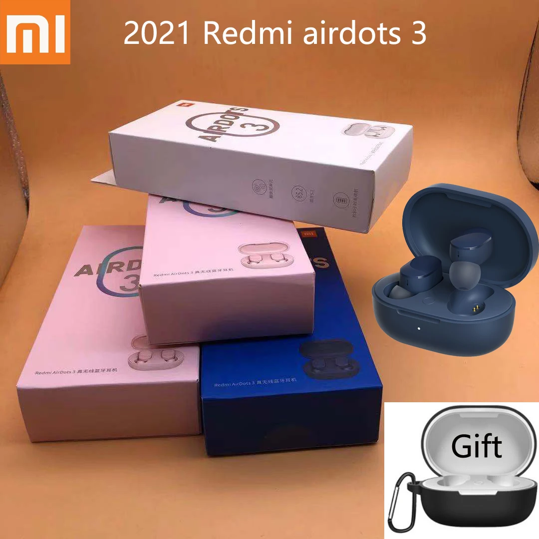 Наушники mi Xiaomi Redmi TWS Airdots 2 s 3 настоящие беспроводные наушники Bluetooth 5