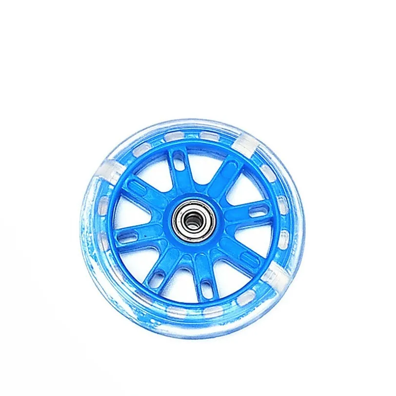 

BEARINGS Wheels FLASH KIDS LED LIGHTS SCOOTER STUNT WHEELS 120mm Hot Sale