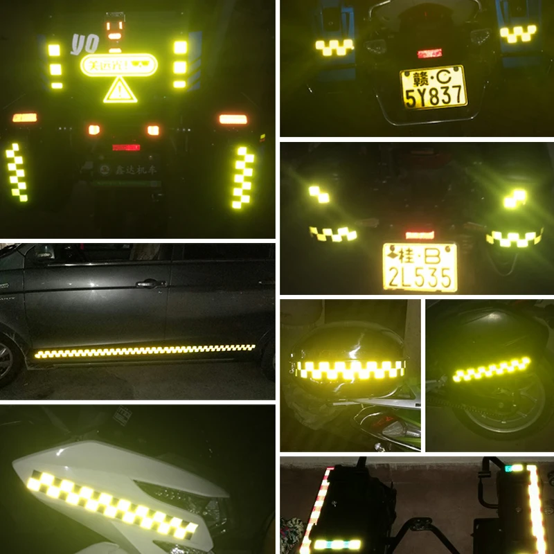 6 шт. креативные светоотражающие наклейки Batenburg для полиции мотора багажника