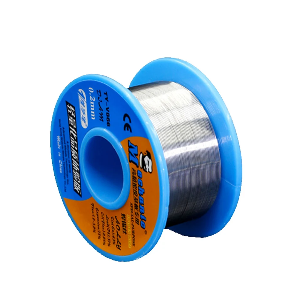 1 шт. механик TY-V866 40g Sn63Pb37Rosin сердечник провод Оловянная проволока линия 0,2/0,3/0,4/0,5/0,6/0,8/1,0 сварки свинцово-оловянные Железная проволока