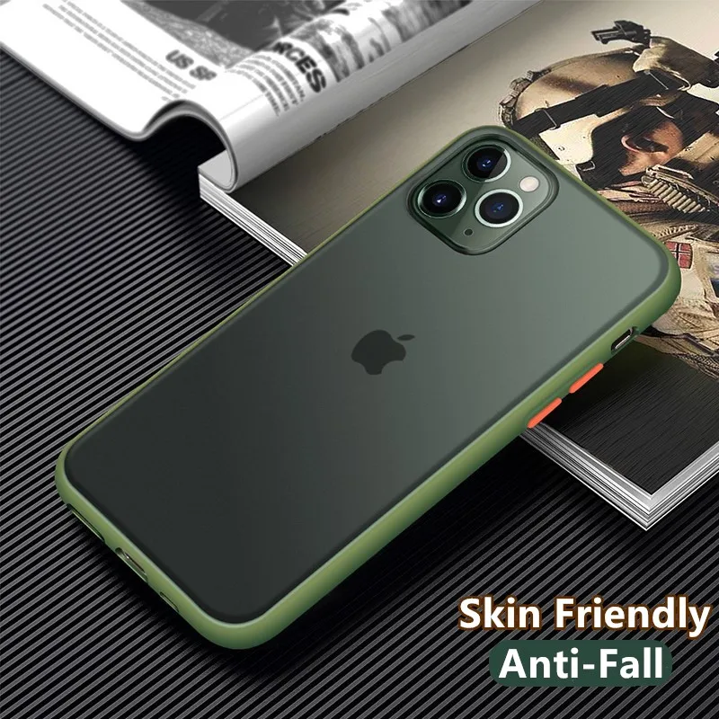 Противоударный чехол для Samsung Galaxy Note 10 Plus Pro 9 8 матовый прозрачный силиконовый из