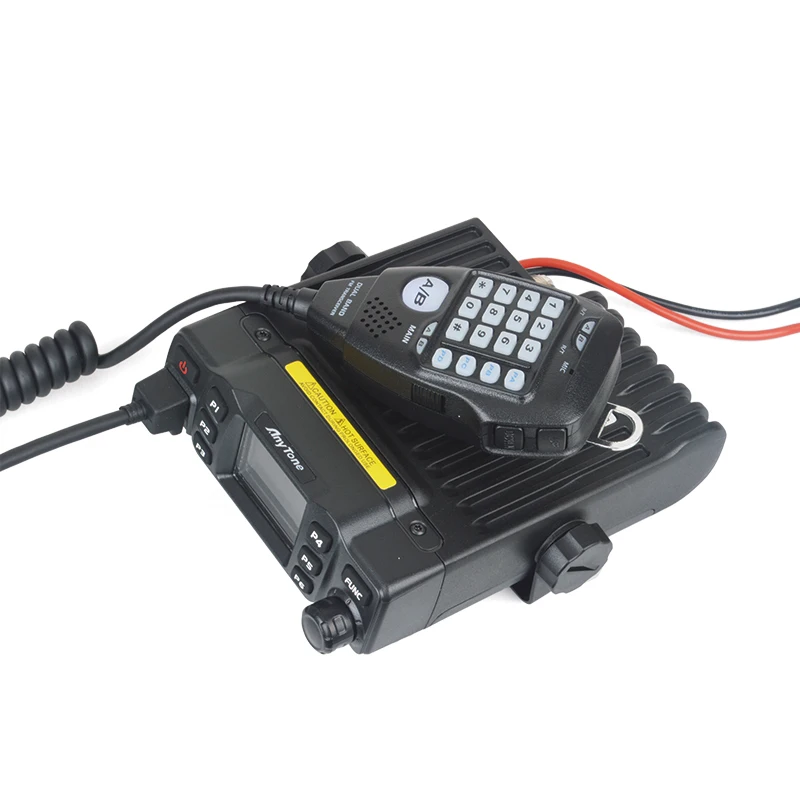 anytone walkie talkie at 778uv dual band vhf 136 174mhz uhf 400 490mhz 25watt 200ch fm mobile radio free global shipping