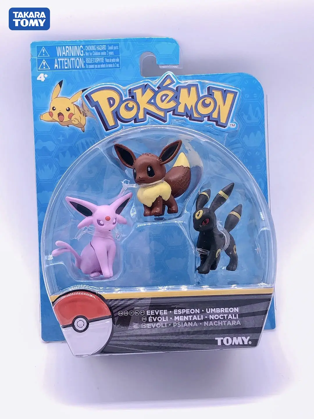 TAKARA TOMY Pokemon Eevee family Vaporeon flameon Glaceon Umbreon Аниме фигурки модель игрушки для детей |