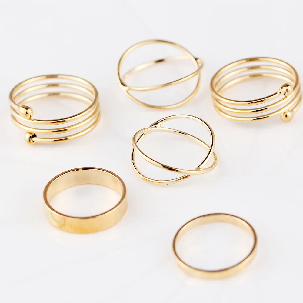

Women Retro Alloy Personalized Hand Ring Retro Tail Ring And Foot Combination Clasp Gift