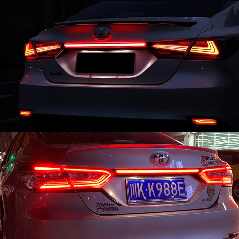 Сверхъяркий цельный светодиодный задний фонарь iJDM совместим с Toyota Camry 2018-up